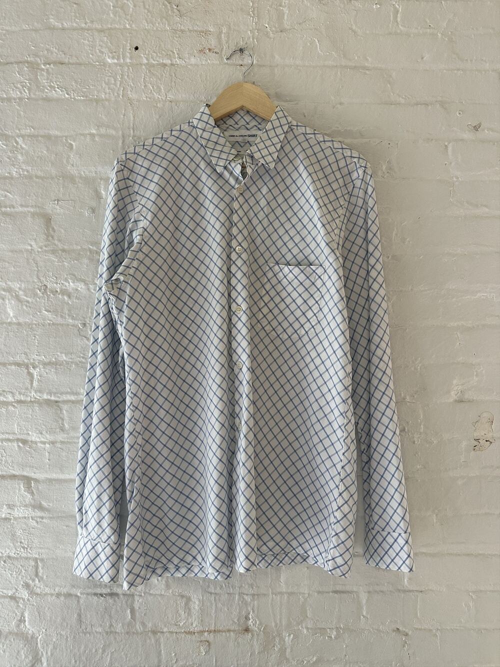 Comme des Garcons SHIRT Check Button Up Shirt